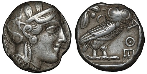 Attica silver coin tetradrachm