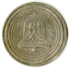 1936 Berlin Olympics medal reverse