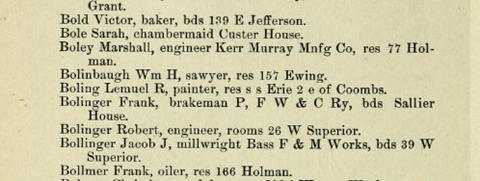 Ard Browning 2 city directory 1883