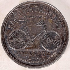 Rambler Bicycle Columbian Expo Medal obverse