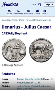 Numi demo 8 elephant denarius