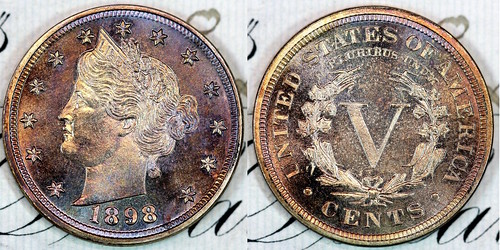 1898 Proof Liberty Nickel