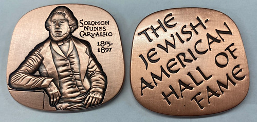 Solomon Carvalho  Jewish-American Hall of Fame Medal