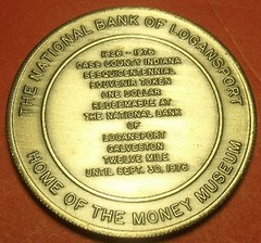 Logansport Money Museum medal