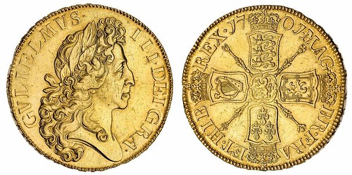 1701 William III Five-Guineas