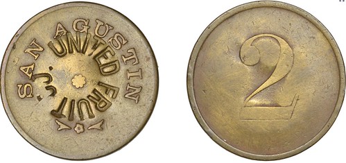 United Fruit Co. 2 Reales Token