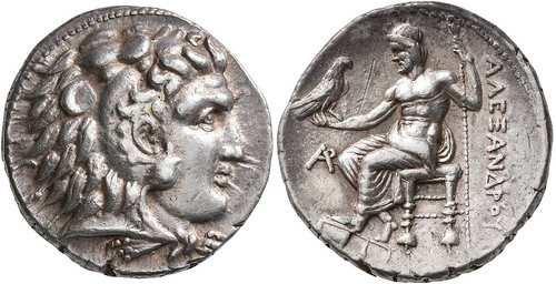 Lugdunum Auction 23 lot 26 KINGS OF MACEDON. Alexander III The Great Tetradrachm