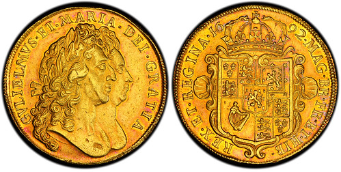 William and Mary Five Guineas