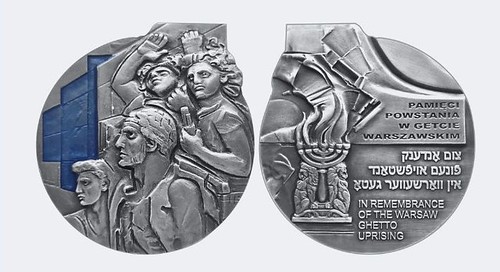 Warsaw Ghetto uprising medal