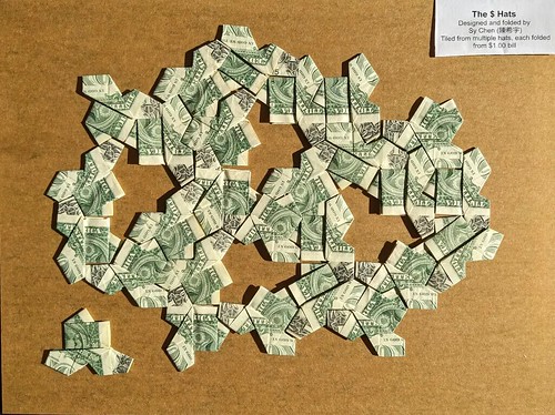 folded dollar bill einstein tiles