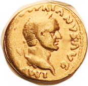 Robinson sale 123 Lot 134 Vespasian, Aureus, IVDAEA obverse