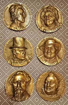 DICKENS LAND MEDALS FRONTS