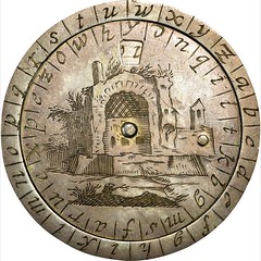 18th Century German Cypher Wheel obverse