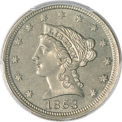1853 J-151 Cent Pattern obverse