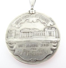 High School of Dundee Scotland Medal obverse