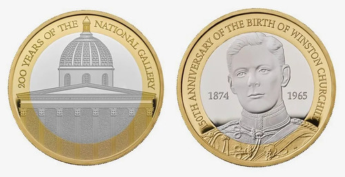 2024 National Gallery and Winston Churchill  coins