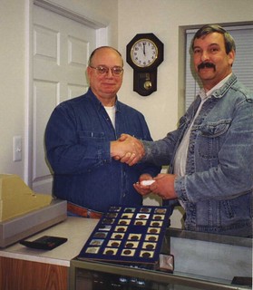12-31-1999 millennium coin sales Harry Garrison and Ray Williams 1