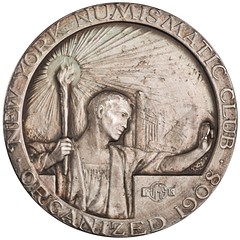 New York Numismatic Club David W. Valentine medal 1985.67.544.rev