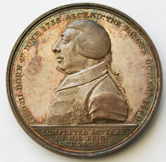 1810 medal 50th anniversary of George III reign obverse