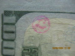 Chop on U.S, paper money 4