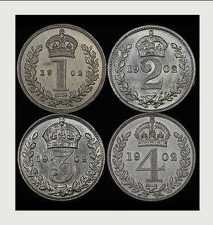 1902 Maundy coins