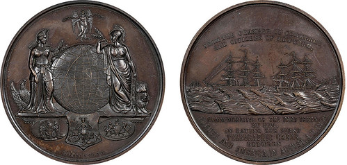 1858 Atlantic Cable Completion Medal
