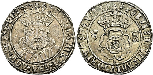Henry VIII silver testoon