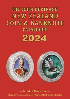 John Bertrand New Zealand Coin and Banknote Catalogue 2024 book cover