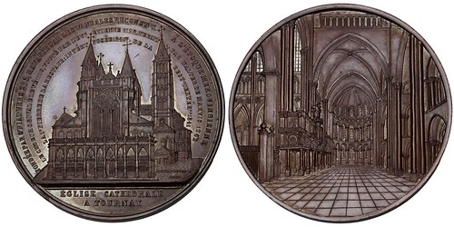 Belgium  Tournai Notre-Dame Cathedral medal