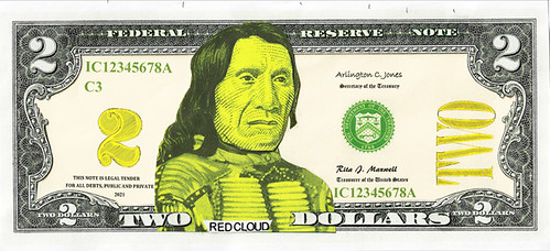 Banknote design ideas $2.00 front