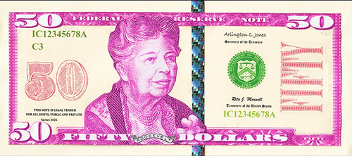 Banknote design ideas $50.00 front