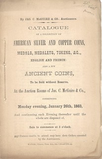 ephemera 1863 catalog