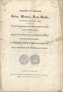 ephemera Cook 1864 catalog