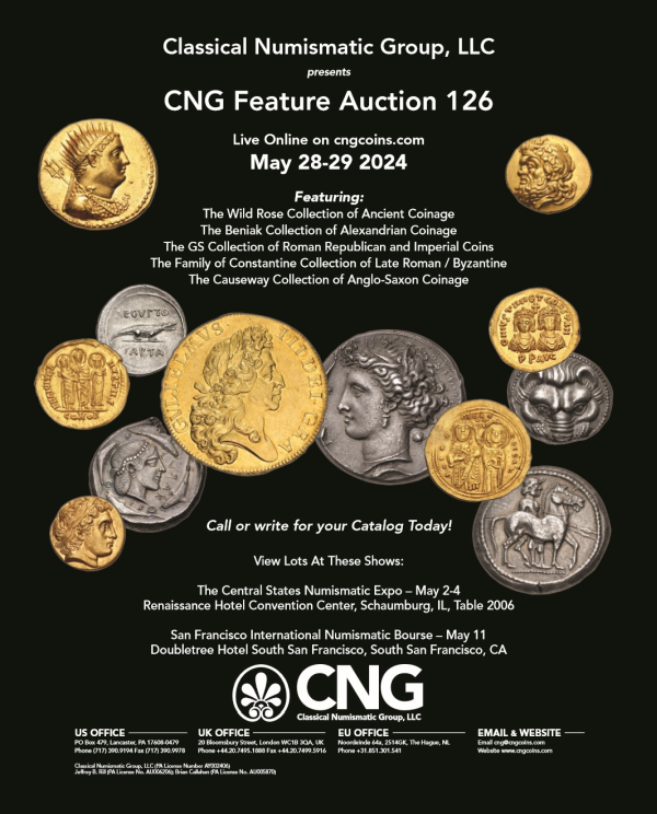 CNG E-Sylum Ad Auction 126