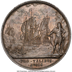 Great Britain Naval Reward & Battle of Lowestoft Medal Reverse