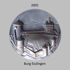 Esslingen medal 2001 Burg Esslingen