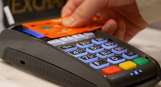 cashless banking credit card reader