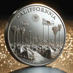 California tortured coin satirical designs 1