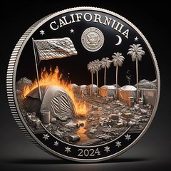 California tortured coin satirical designs 4