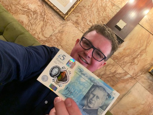 first member of the public to get the new Charles III banknotes