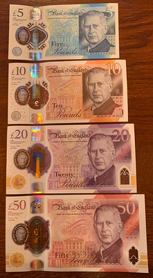 new Charles III banknotes 2