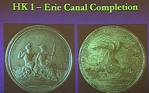 So-CAlled Dollars Erie Canal completion medal