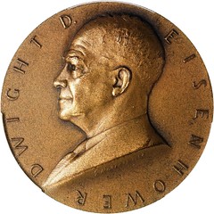 9. 1958 Assay Commission Medal Bronze Obverse