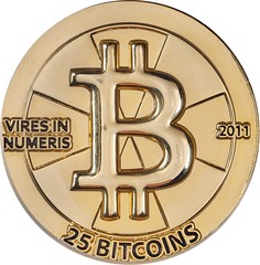 1. 2011 Casascius 25 Bitcoin Obverse