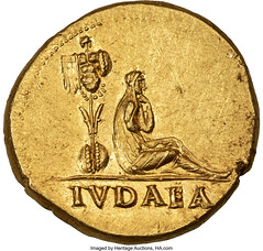 9. Ancients- Vespasian. AV aureus Obverse