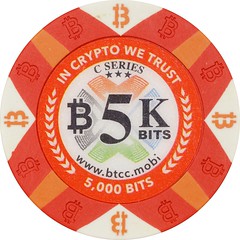 3. 2016 Series C BTCC "Poker Chip" 0.005 Bitcoin Obverse