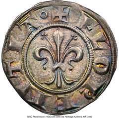 10. Italy- Florence. Republic (1189-1532) 12 Denari ND (1189-1260) Reverse