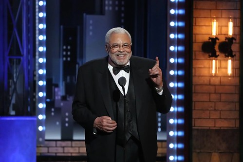 James Earl Jones accepting Tony award