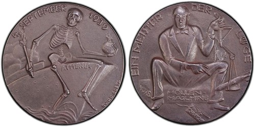 Sinking of the SS Athenia medal