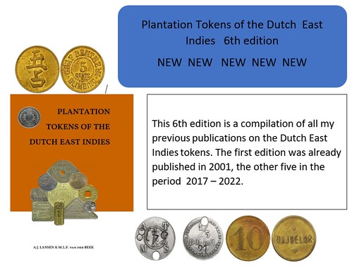 Plantation Tokens Dutch East Indies 6th edition